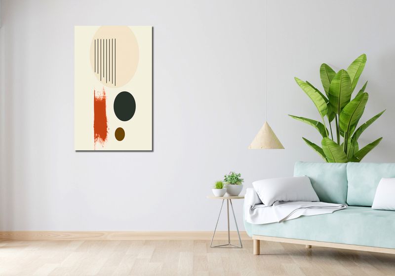 Obraz 60x100cm Liniowa Kontemplacja zdjęcie 2