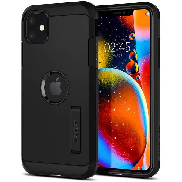 SPIGEN TOUGH ARMOR IPHONE 11 BLACK zdjęcie 1