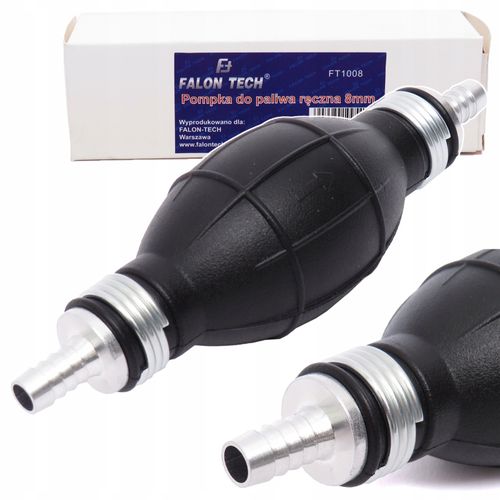 POMPKA RĘCZNA PALIWA GRUSZKA GUMOWA ZAWÓR 8 mm na Arena.pl