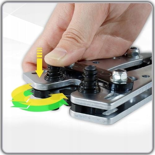 ZACISKARKA KABLI PRZEWODÓW PRASKA TULEJKI 6-50mm2 + 60 końcówek na Arena.pl