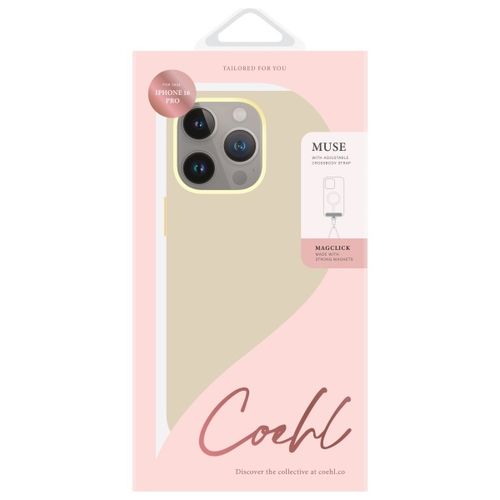 UNIQ etui Coehl Muse iPhone 16 Pro 6.3"  Magnetic Charging kremowy/cream na Arena.pl