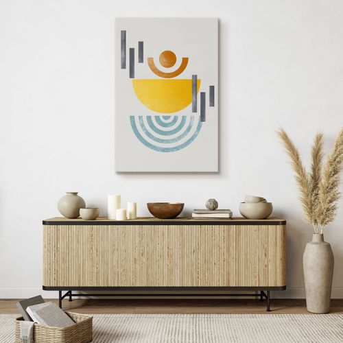 Obraz Na Płótnie Figury Geometryczne Abstrakcja Styl Boho 50cm x 70cm na Arena.pl