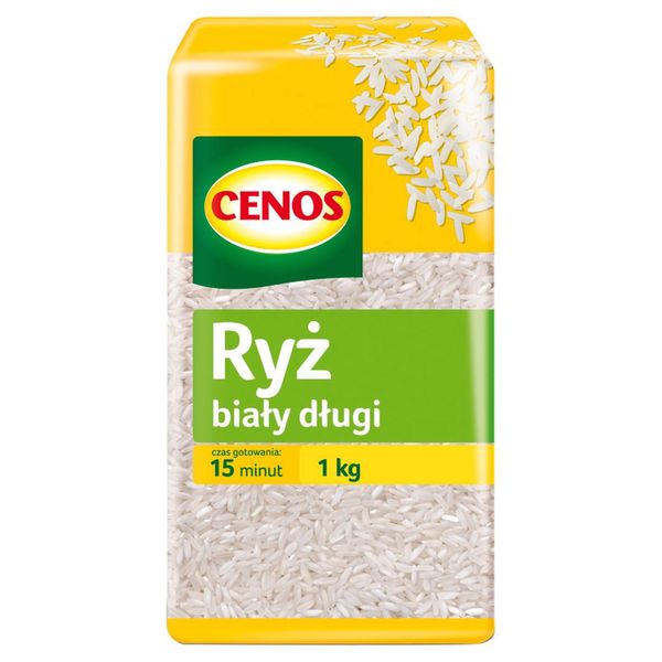 Cenos Ryż biały długi 1 kg zdjęcie 1