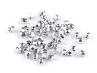 KORALIKI SZLIFOWANE SREBRNE AB 3MM 20SZT