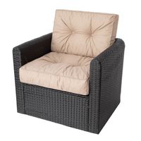 Poduszka ogrodowa KAJA na fotel, meble technorattan taras balkon 68x68