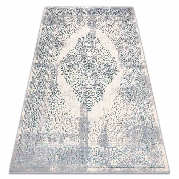 RUG/LU/IONA/ROSETTE/BLUE+CREAM/120x170 zdjęcie 2