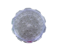 Elegancki Plastikowy Młynek do Suszu CBD Tytoniu 4-Częściowy Przezroczysty