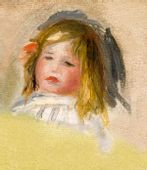 Child with Blond Hair, Auguste Renoir - plakat 20x30 cm