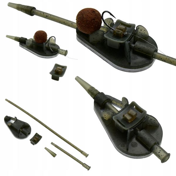 Dystansowy koszyk Method FEEDER IN LINE X-SAFE 25g z lotką zdjęcie 1