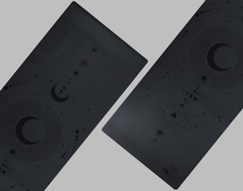 MATA PREMIUM DO JOGI ĆWICZEŃ CIĘŻKA KAUCZUK PU WZÓR KSIĘŻYCA ANTYPOŚLIZGOWA na Arena.pl