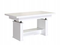 ŁAWA ŁAWOSTÓŁ ROZKŁADANA PODNOSZONA PÓŁKA BIAŁA