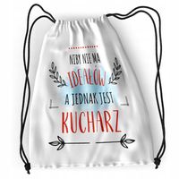 Plecak Dla Kucharza Sportowy Szkolny Worek Torba Z Nadrukiem Ze Zdjęciem