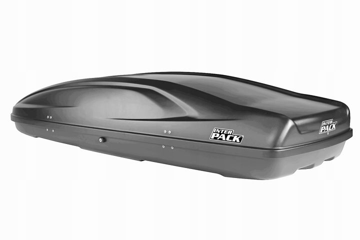 BOX DACHOWY INTER PACK STELLA 480 KEVLAR CZARNY FLEXI FIT do każdej belki zdjęcie 13