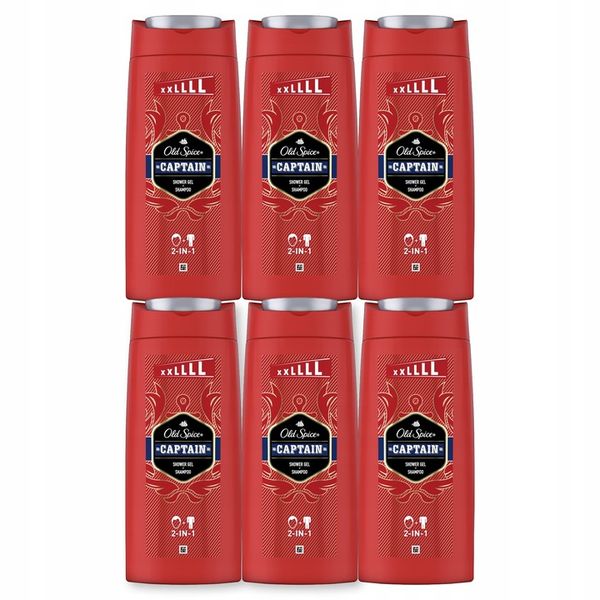 Old Spice Captain Żel pod prysznic 2w1 6x675 ml zdjęcie 1