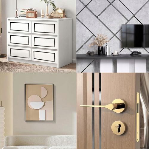 Listwa Dekoracyjna SAMOPRZYLEPNA Czarna POŁYSK Taśma Ozdobna 2cm x na Arena.pl