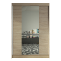 SZAFA PRZESUWNA Lino II z lustrem 120cm garderoba - SONOMA