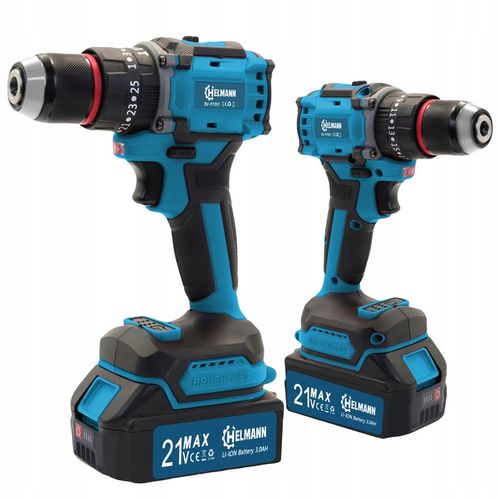 PROFESJONALNA WIERTARKO WKRĘTARKA AKUMULATOROWA 2AKU 3 Ah 21V UDAROWA na Arena.pl