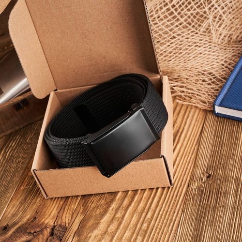 modny czarny pasek parciany pw-25-115 na Arena.pl