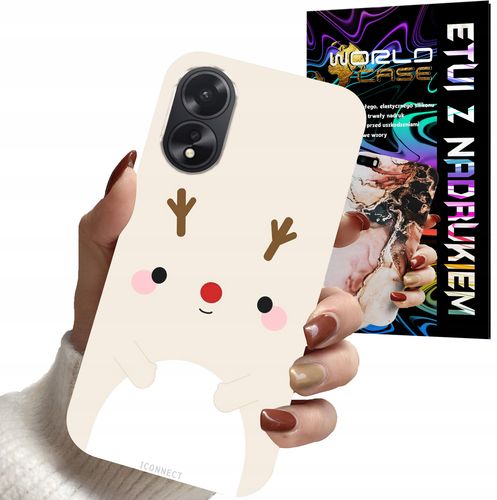 ETUI CASE DO OPPO A78 5G / A58 5G - ŚWIĄTECZNE WZORY RENIFER MIKOŁAJ ŚWIĘTA na Arena.pl