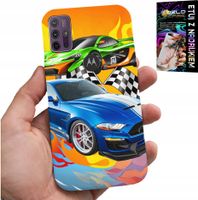 ETUI DO MOTOROLA MOTO G10 / G30 - DLA DZIECI, SAMOCHODY WYŚCIGOWE WYŚCIGI