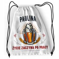 Plecak Dla Pauliny Sportowy Szkolny Worek Torba Z Nadrukiem Ze Zdjęciem