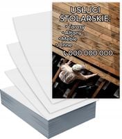 Ulotki A6 5000 sztSTOLARZ firmowe reklamowe + PROJEKT GRATIS