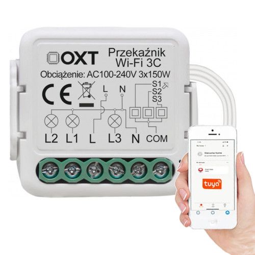 Sterownik do Smart Home OXT 4 obwody WiFi Tuya na Arena.pl