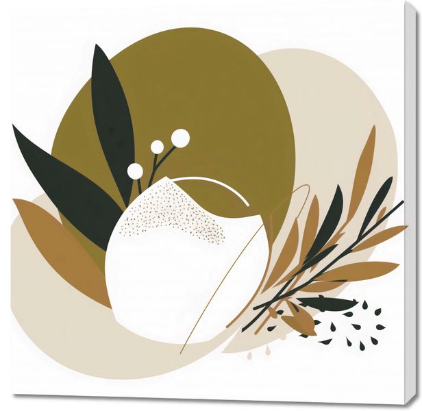 Obraz 100x100cm Botaniczna Esencja zdjęcie 1