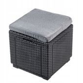 Keter Siedzisko Ogrodowe Z Poduszką Schowek Grafit