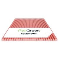 Poliwęglan komorowy 6000x1050, różowy 4 mm na wymiar