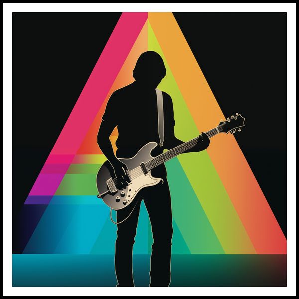 Plakat 90x90cm Pryzmat przez Gitarę zdjęcie 3