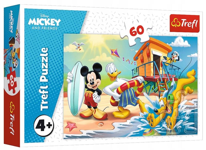 Puzzle 60 Ciekawy Dzień Mikiego I Przyjaciół 17359 zdjęcie 2