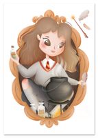Plakat portret harry potter hermiona granger 70x100 cm