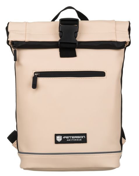 plecak peterson pu ptn eb66-6502 beige zdjęcie 3