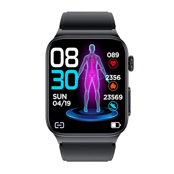 Smartwatch Cardio One Czarny silikon Watchmark zdjęcie 1