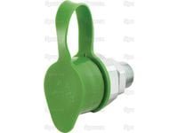 Zaślepka 3/8 Zielony Pasuje do Male Coupling 5szt