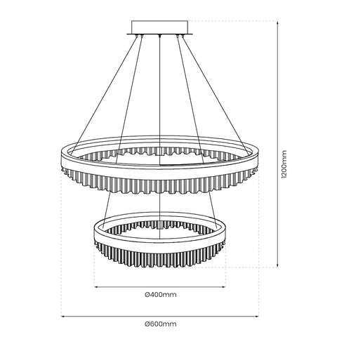 Lampa wisząca PRECIOSA 85W LED na Arena.pl