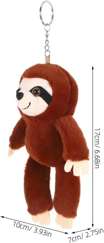 pluszowy brelok leniwiec miękka przytulanka uroczy dodatek do kluczy na Arena.pl