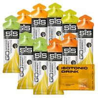 10x SIS GO ISOTONIC ŻEL ENERGETYCZNY 60ml + ISOTONIC DRINK 25g NAWODNIENIE