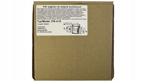 Filtr węglowy do okapu Amica OKP OMP OTP OMP6554BG zamiennik FWP 18 - na Arena.pl