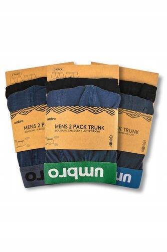 UMBRO Bokserki Męskie Zestaw 6 Sztuk MIX Kolorów Bawełna Rozmiar L na Arena.pl