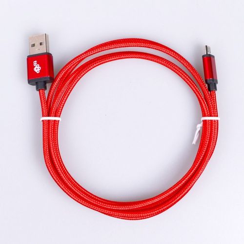 TB Kabel USB-Micro USB 1.5 m czerwony sznurek na Arena.pl