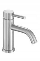BATERIA UMYWALKOWA STOJĄCA KRAN INOX STEELY 1 FALA 75801