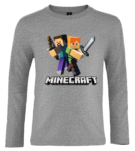 Koszulka z dł.rękaw. Minecraft zdjęcie 1