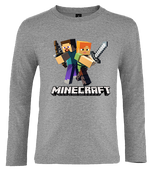Koszulka z dł.rękaw. Minecraft