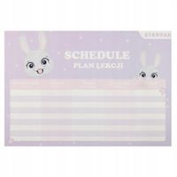 plan lekcji+tabl mnożenia a5 rabbit stk a'25 1289