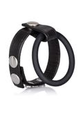 large leather ball spreader black