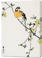 Obraz 70x100cm Japanese Meadow, Kashu Japoński Vintage do Salonu