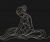 Plakat 60x50cm Pozycja Siedząca