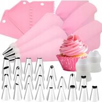 MEGA RĘKAW CUKIERNICZY 3x DEKORATOR TORTÓW SILIKON 36EL TYLKI